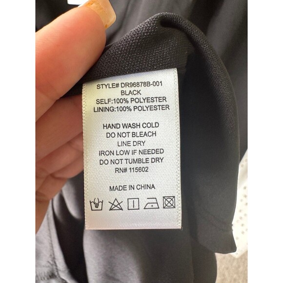 All In Favor NWT Square-Neck Princess Seam Peek-A-Boo Smocked Back Mini Dress XS - Picture 8 of 9